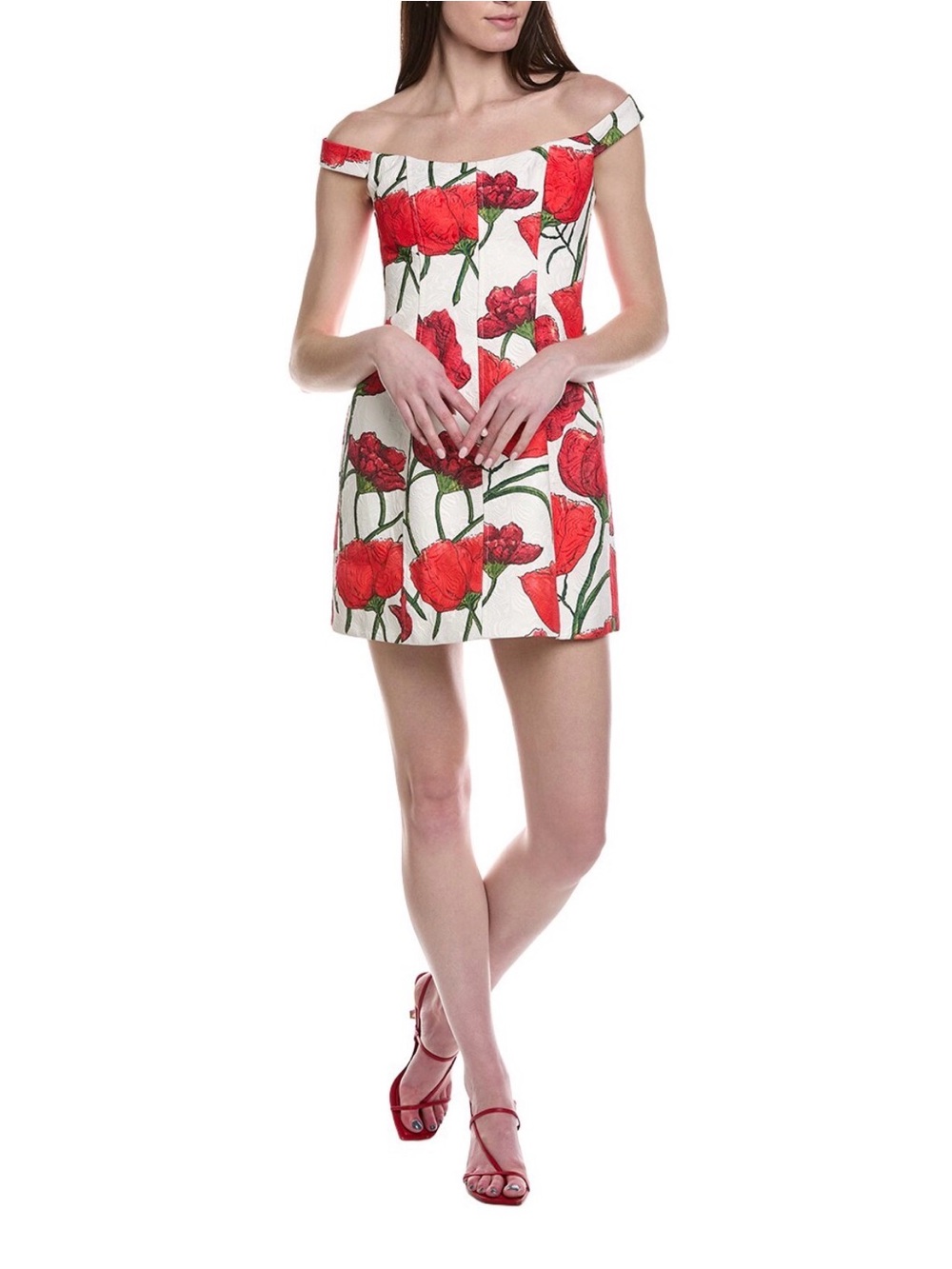 NWT Milly Peggy Jacquard Mini Dress